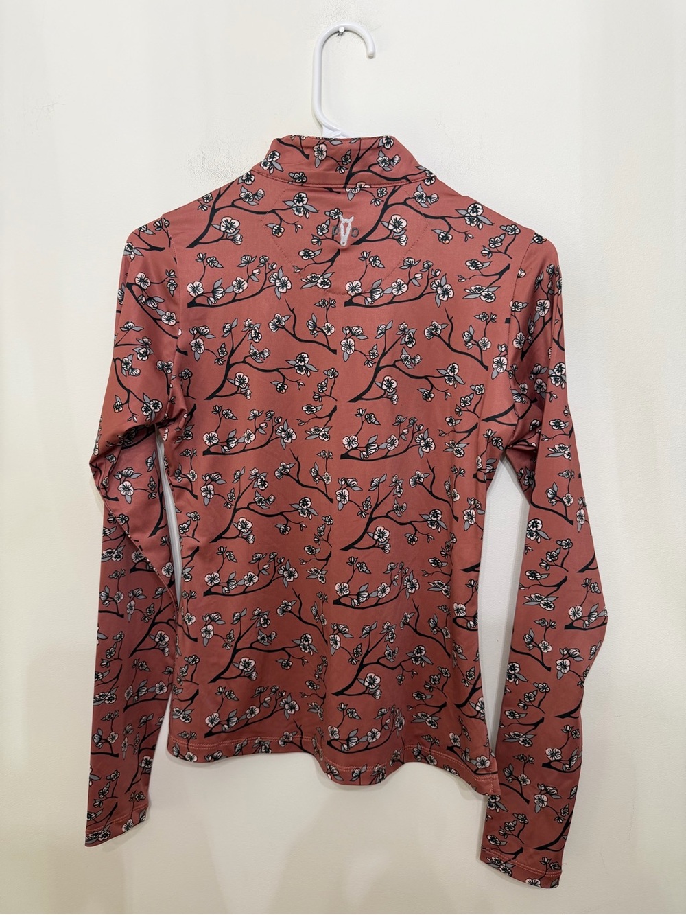 Deinhardt Designs Equestrian Riding Pink Floral Long Sleeve Sunshirt Women’s S - Picture 3 of 8